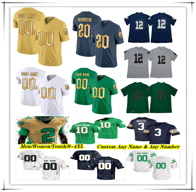 Notre Dame College Football Jersey Riley Leonard Joe Montana Jeremiyah Love Jadarian Price Beaux Collins Jaden Greathouse Jack Kiser Xavier Watts Boubacar Traore