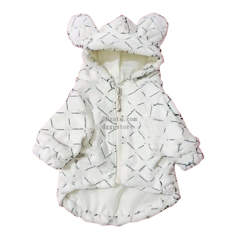 free shipping Designer Clothes Winter Apparel Soft Dog Hoodie Cold Weather Puppy Coats Cozy Windproof Warm Pets et for Small Dogs XXL A848