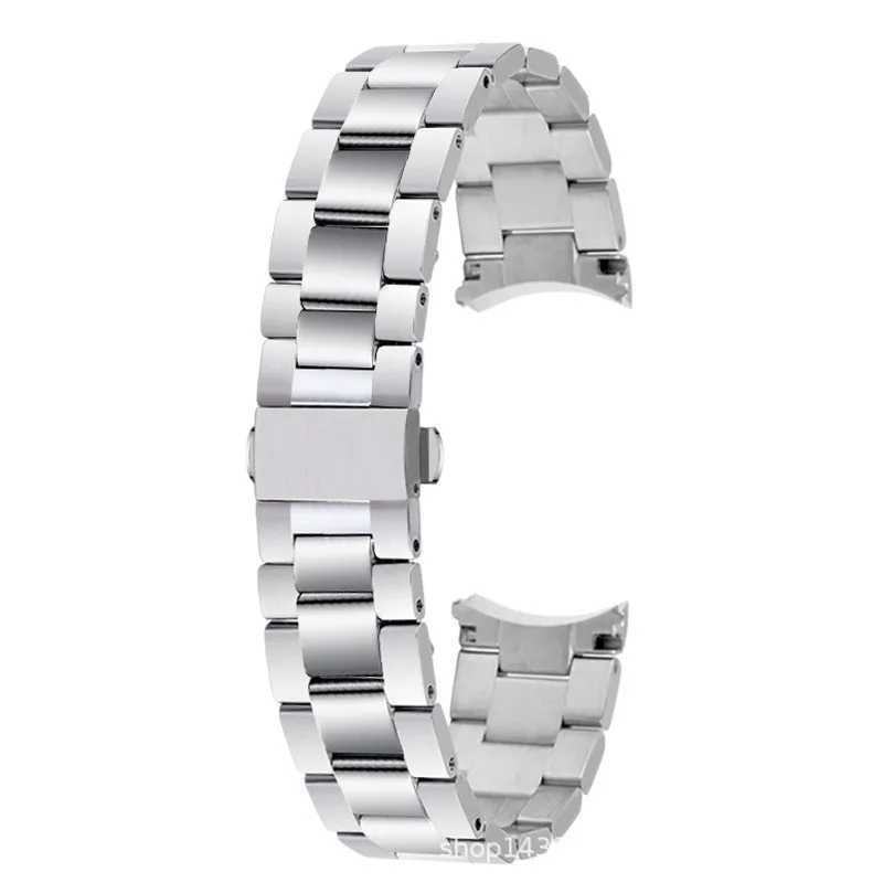 Suitable for Omega Seamaster 150GMT series solid precision steel belt chain GMT stainless steel strap 20mm mens strap free shipping W241007