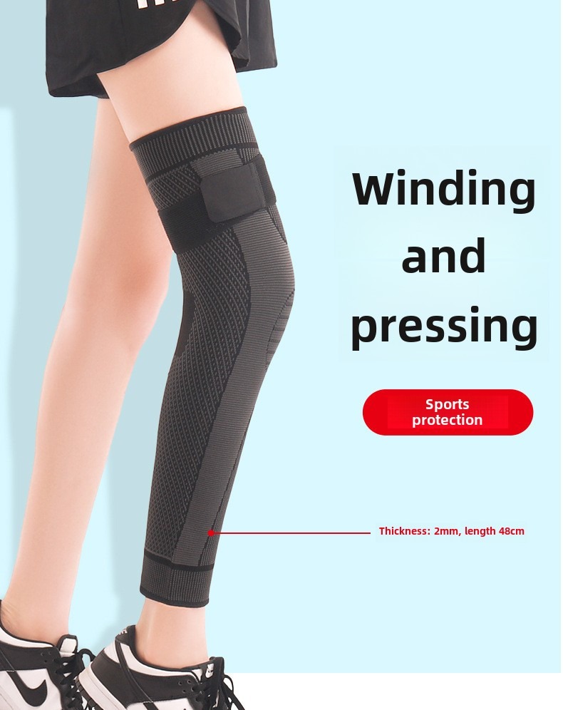Men's & Women's Self-Heating Mugwort Knee Straps - Extended Leg Protection with Warmth Therapy