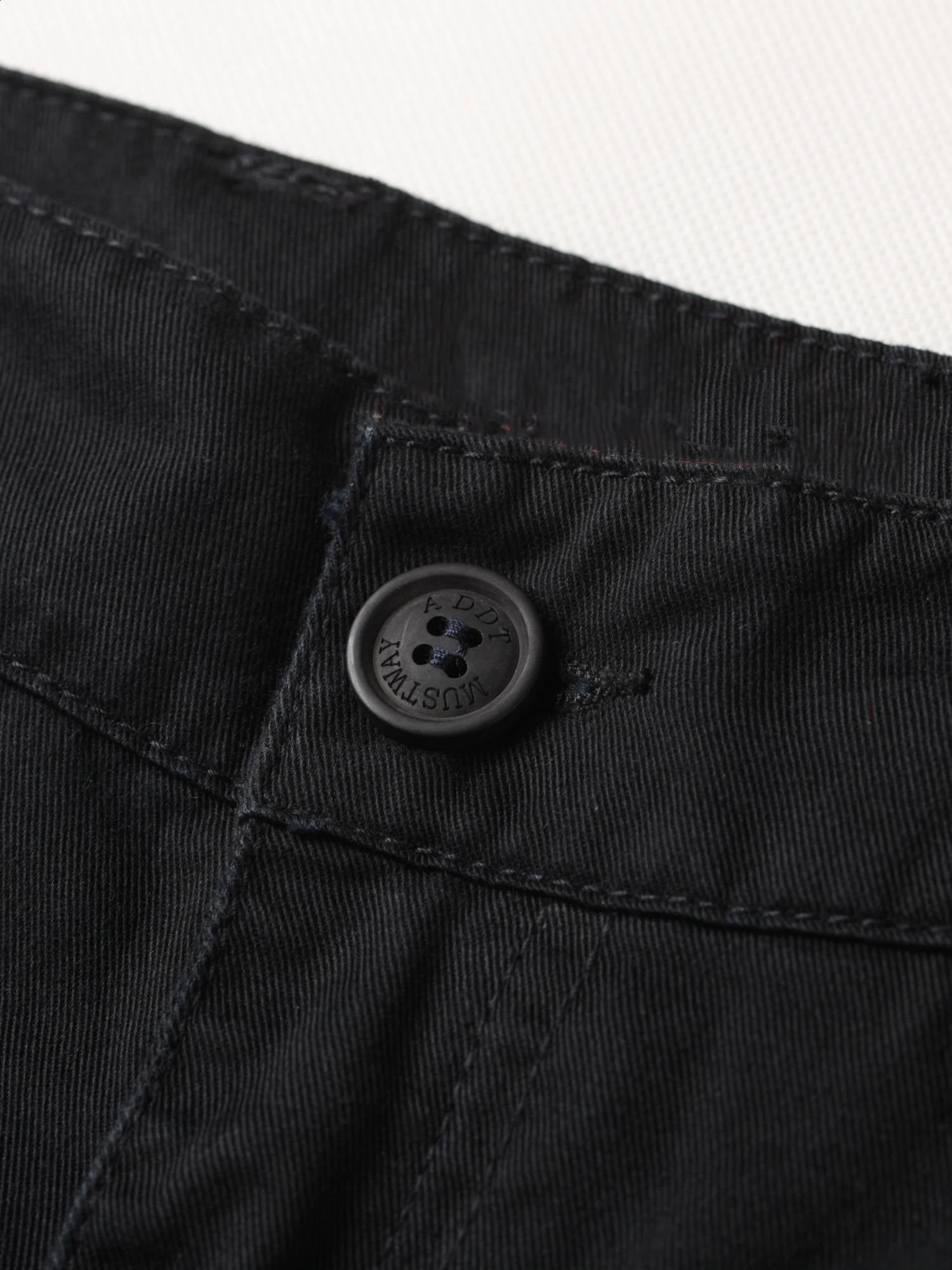 AKARMY Mens Comfortable Cotton Work Pants | Versatile Strapless Multi Pocket Trendy Hip Hop Skateboarding Style NO BELT 241007