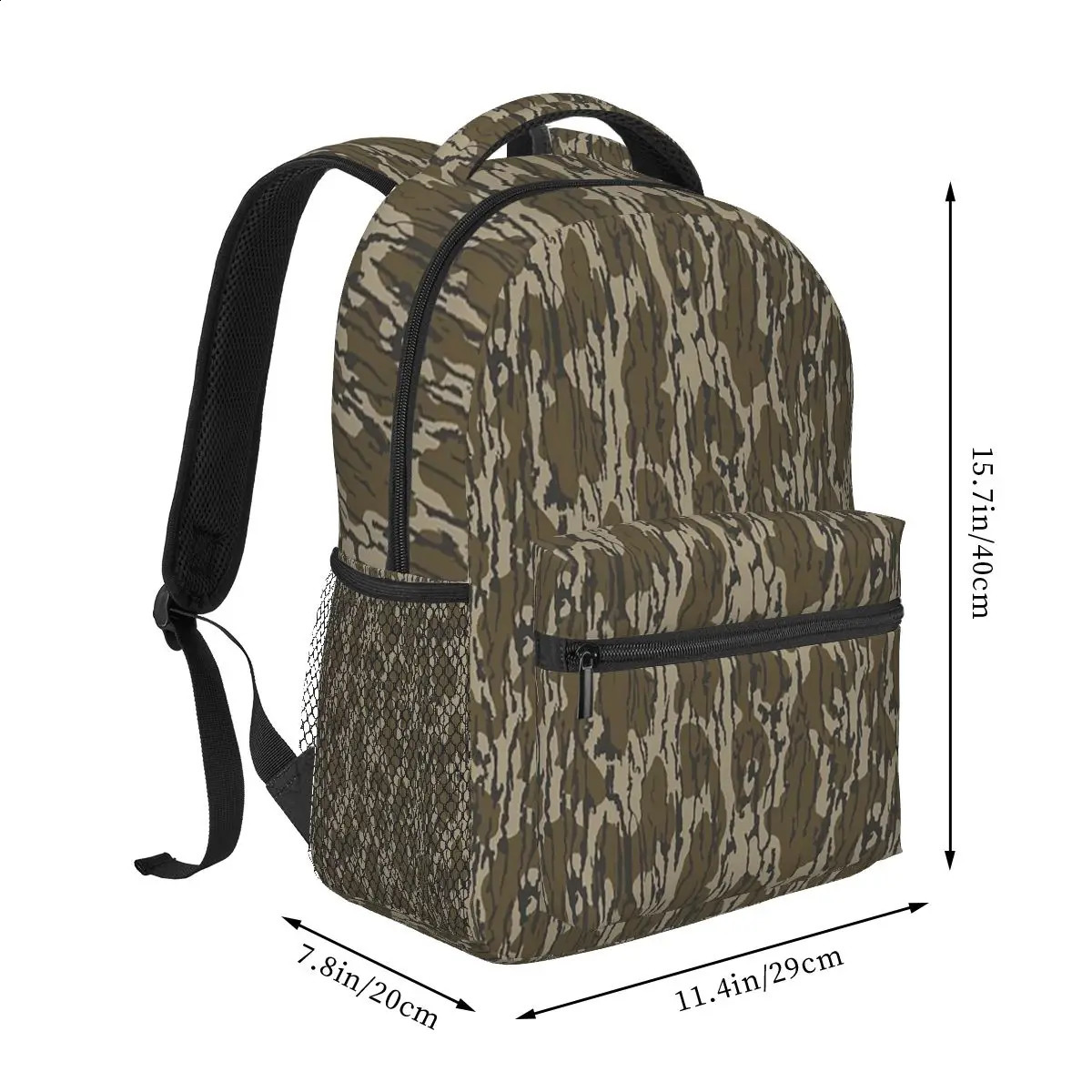 Everything Bottom Lands Camo Backpacks Boys Girls Bookbag Children School Bags Cartoon Kids Rucksack Shoulder Bag Large Capacity 240925