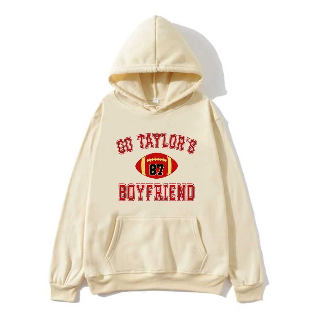 Men's Hoodies Sweatshirts Go Taylors Boyfriend Hoodie for Autumn/Winter Fashion Hooded Moletom Long Slve Flce Clothes 87 Football Ropa Hombre Hoo
