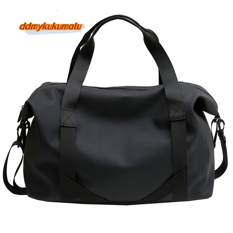 Korean version of ins new men's women's large capacity shoulder sports and fitness bag, simple travel, portable crossbody travel bag #36 ddm