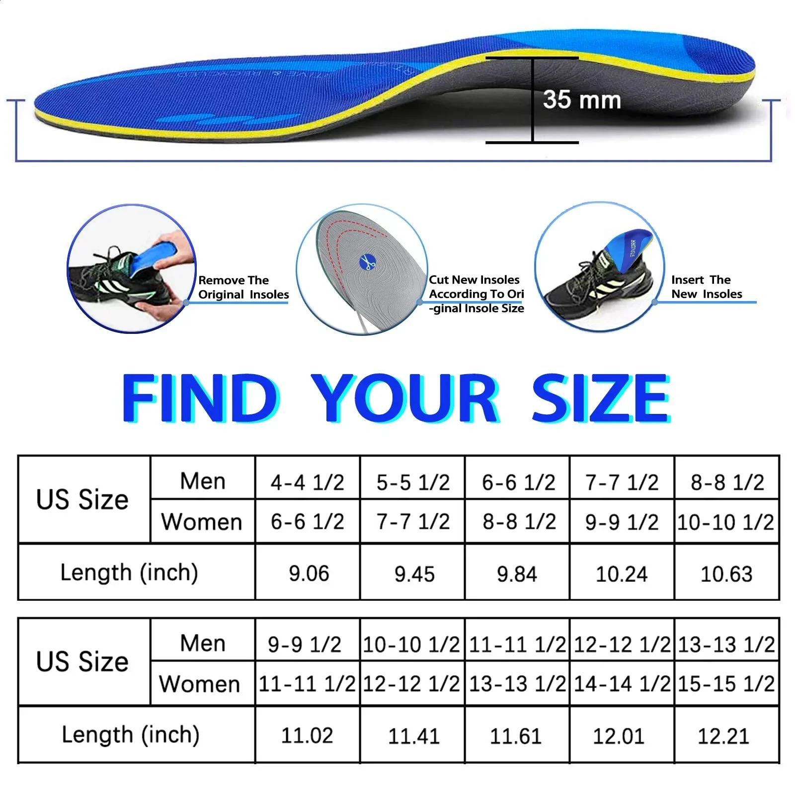 Arch Metatarsal Support Insole Plantar Fasciitis Ortic InsertFlat Feet Orthopedic Insoles Athletic Sneaker Heel Cushion Sole 240929