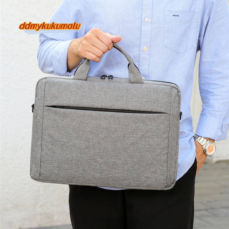 15-inch Computer Oxford Cloth Wear-resistant Large-capacity Laptop Handbag Men And Women Casual Business Shoulder Bag H6.27#24 ddmykukumalu