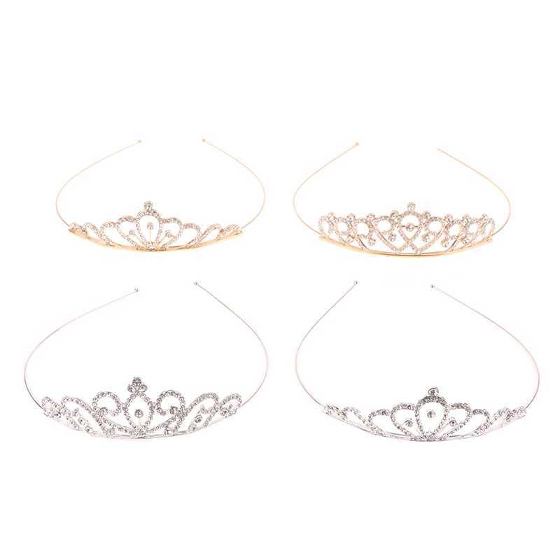 Sweet Princess Tiara Birthday Party Crown Performance Party Decorative Queen Tiaras Beauty Pageant Bride Wedding Hair JewelryX241007