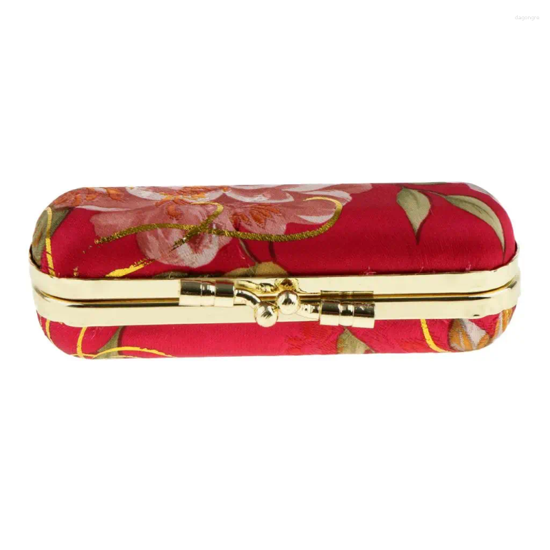 3 Cosmetic Bags 2x Handmade Lipstick Case Storage Box Holder & Mirror Random 4