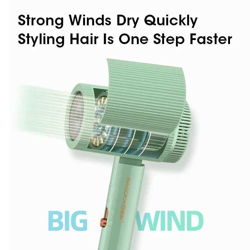 220V Electric Hair Dryer 4-Speed Professional Care Hair Dryer Quick Drying Negative Ion Constant Temperature Power Hair DryerXJ241021