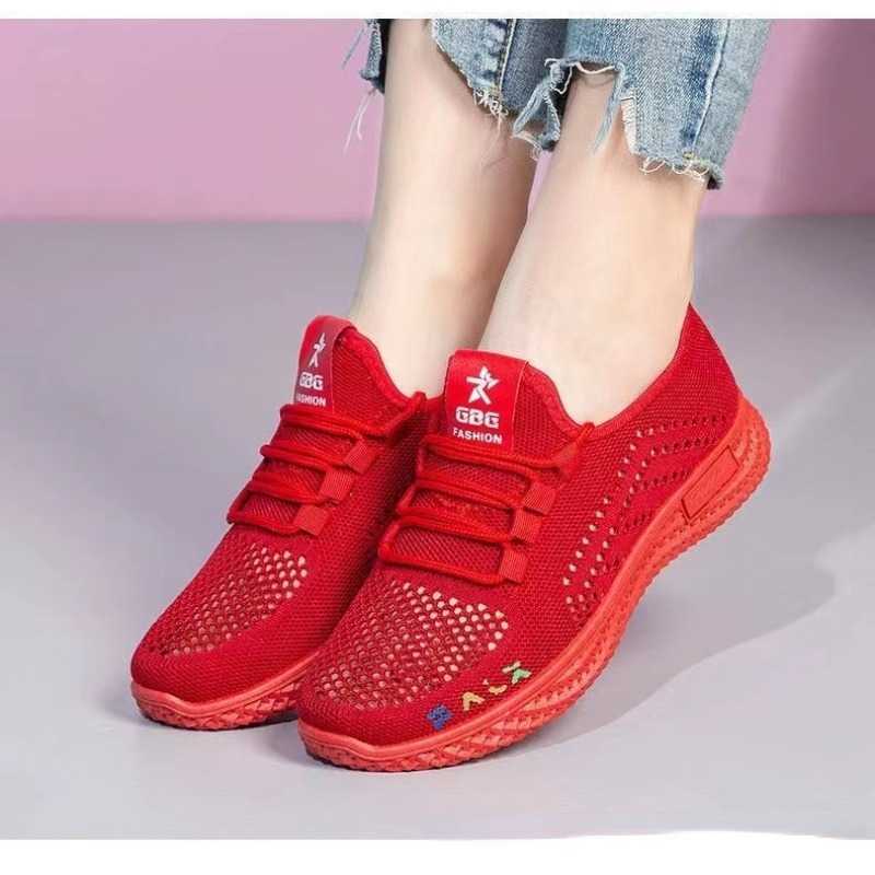 Womens breathable and anti slip platform fashionable autumn casual shoes Korean running shoes black sports shoes womens sports shoes Y241007