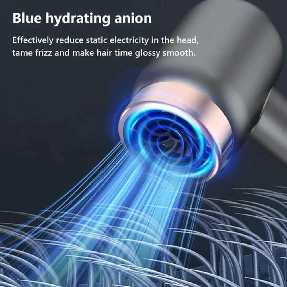 Usb Hair Dryer Wireless Hair Dryer Charging Hair Dryer Portable Home Unplugged Dormitory Negative Ion Hot And Cold Hair DryerXJ241021