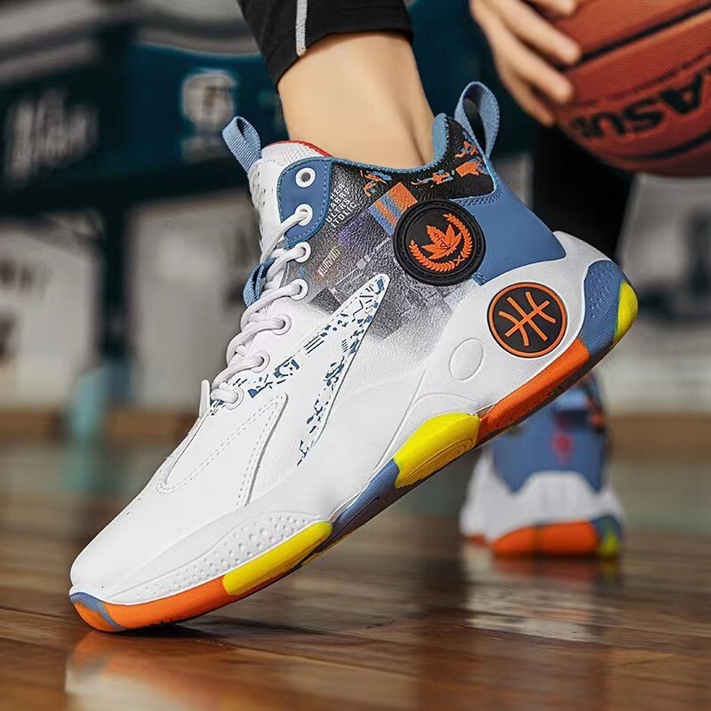 2025 New Basketball Fashion Trend Running Dad High Top Men's Comfortable And Breathable Shoes