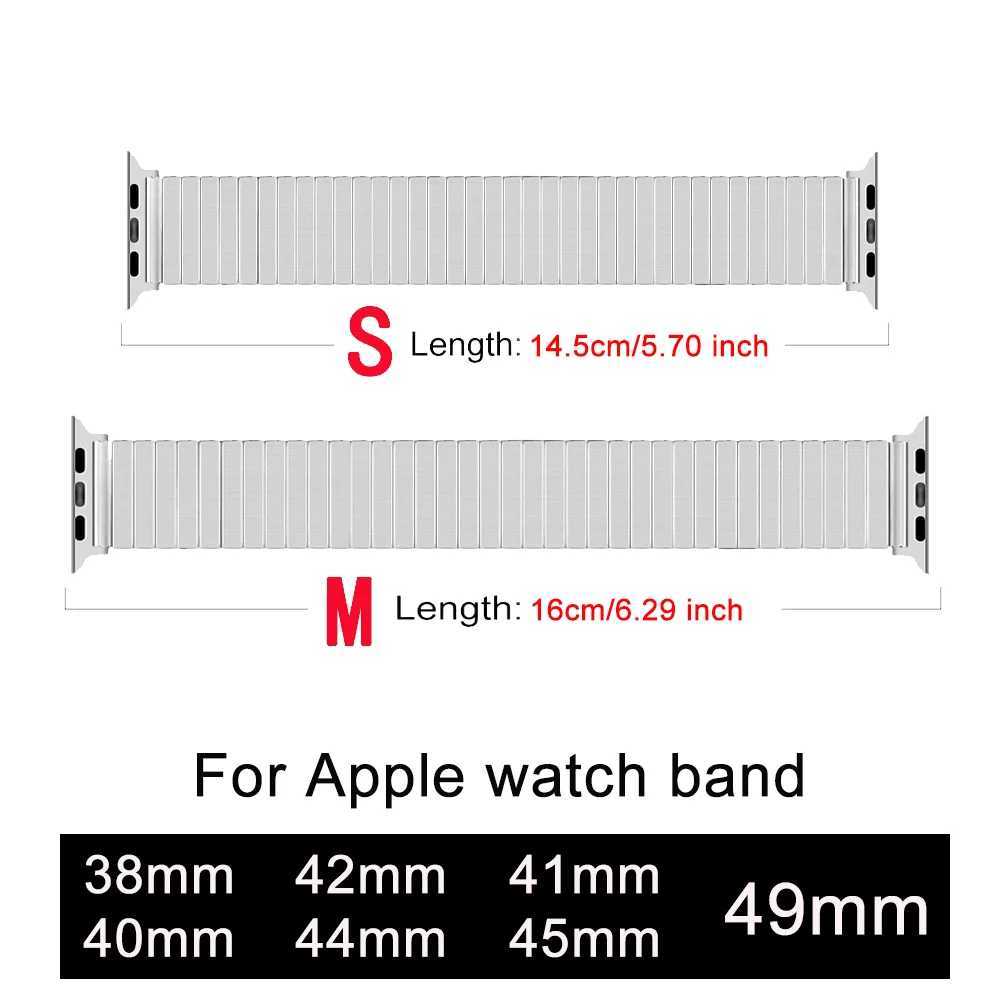Scalable stainless steel strap compatible with Apple Watch 8 strap 49mm 41mm 45mm 42mm 38mm 40mm 44mm suitable for iWatch series W241007