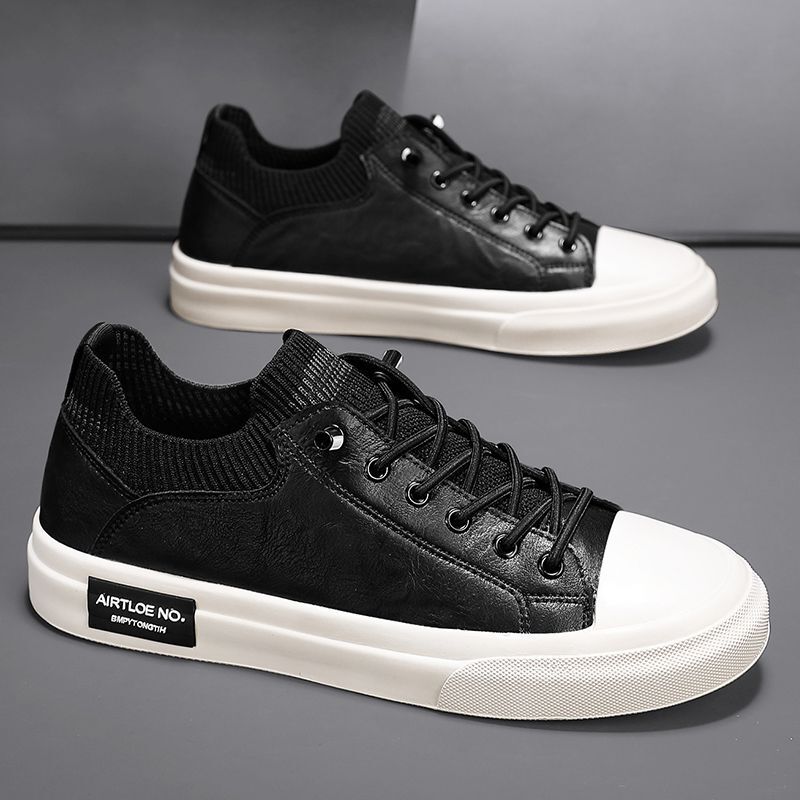 2024 new designer shoes for men's clothing, multifunctional high-end men's casual trend, young people's board shoes, single foot leathe