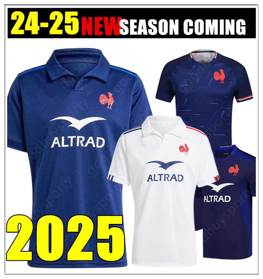 2025 Super French Rugby Jerseys Maillot deFrench BOLN shirt Men size S-5XL WOMEN KID KITS enfant HOMMES FEMME SPORT 2023
