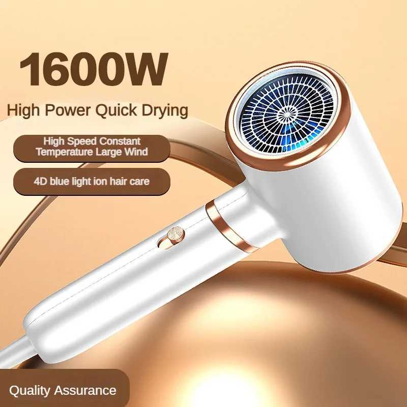 Household Hair Dryer High Speed Electric Turbine Air Flow Low Noise Constant Temperature Quick Drying 800/1600W Hair DryerXJ241021