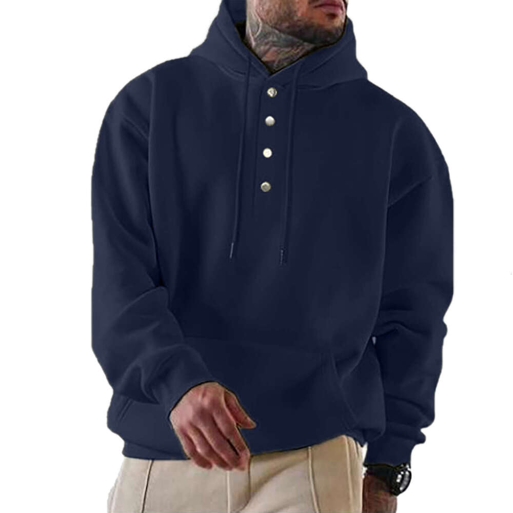 shanshi men hoodies designers Autumn/Winter Men's 2024 Long sleeved Coat Loose Casual Hooded Sweater