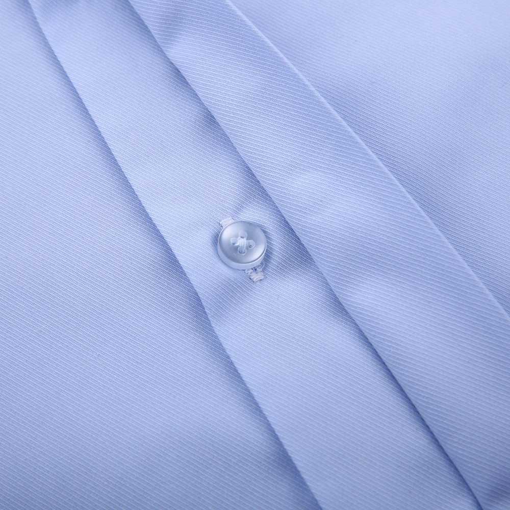 Mens elegant French cuff pre flight plaid dress without pockets regular fit formal business event long sleeved shirt X2410071
