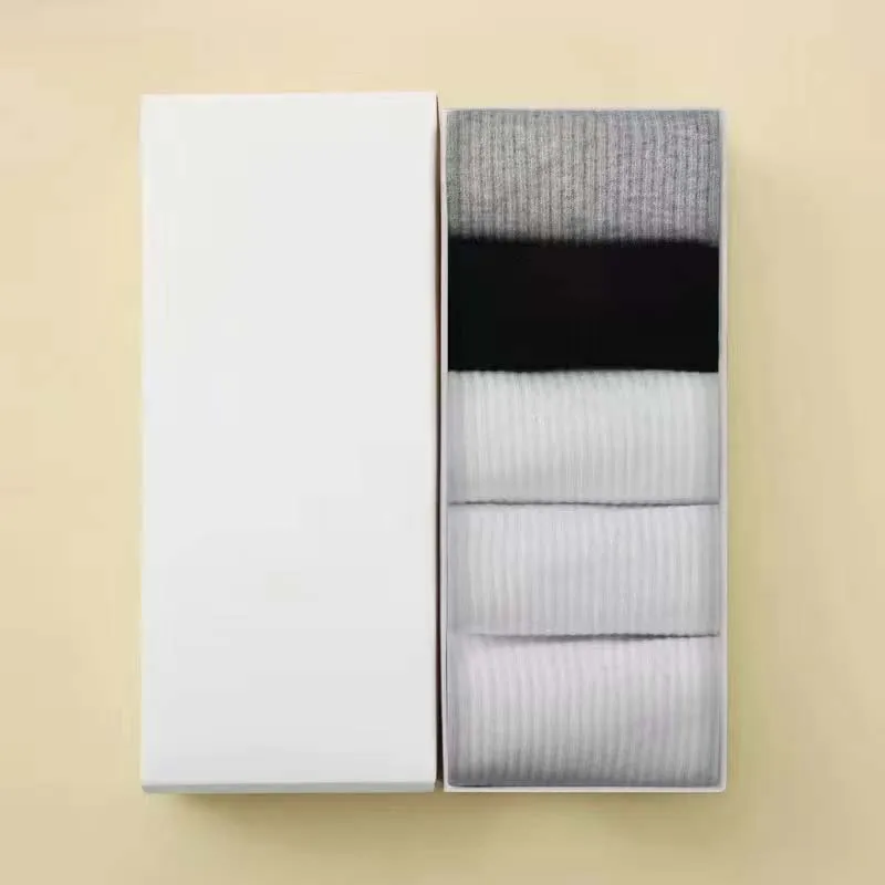 designer sock for men Stockings grip socks motion Cotton All match Solid Color Classic Hook Ankle Breathable black White Basketball football sports so
