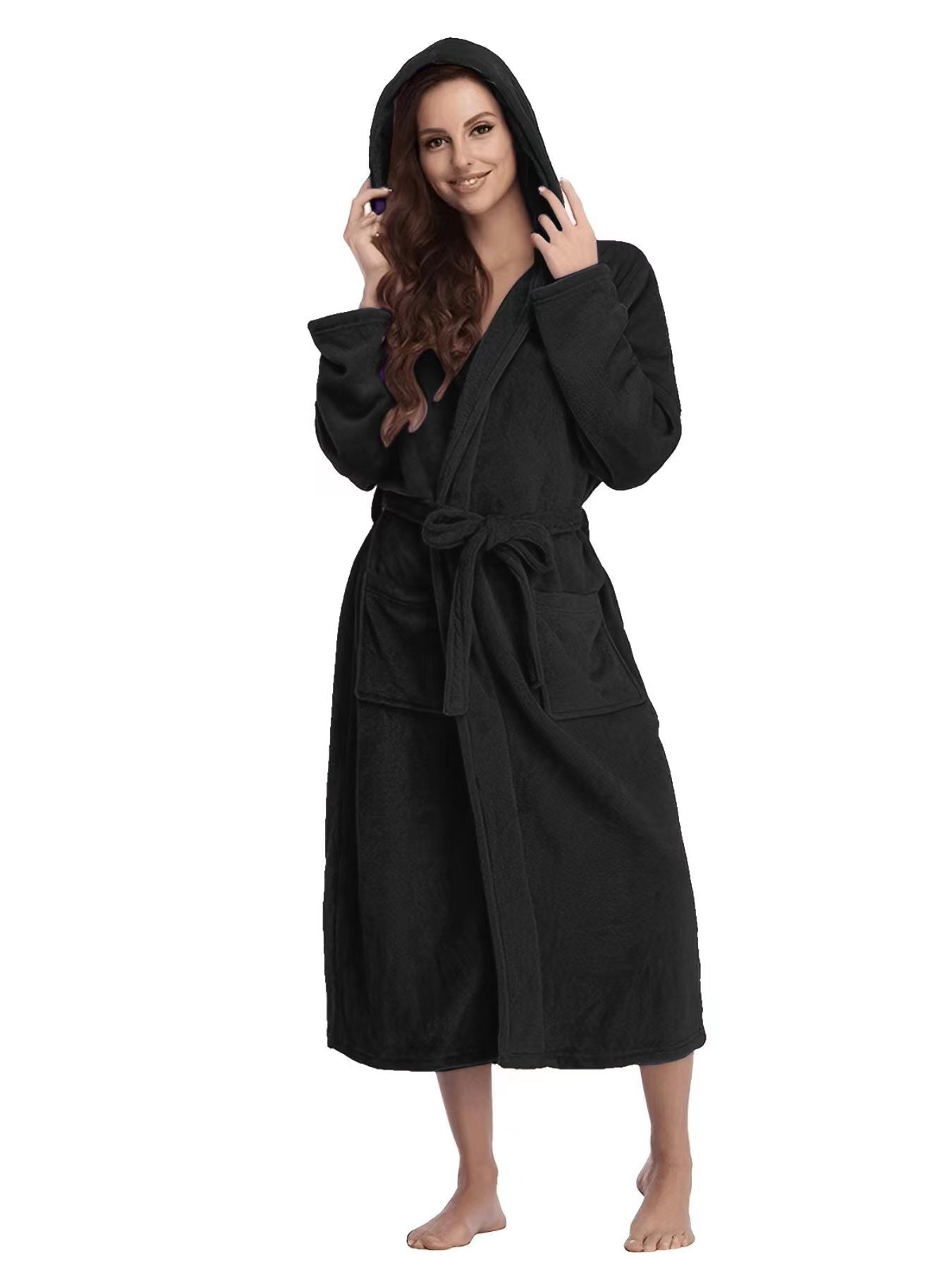 Designer 2024 Women's Fashion Leisure Home Bathrobe Sleeping Robe