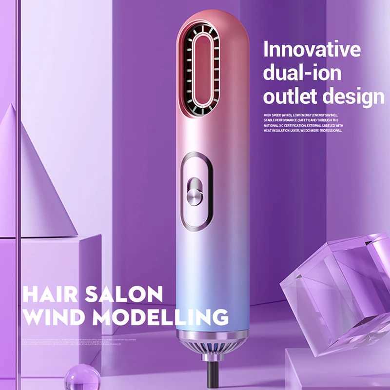 Professional Hair Tools Portable Fanless Bladeless Leafless Negative Negativ Ion Reverse Air Hand Hair Dryer BlowXJ241021
