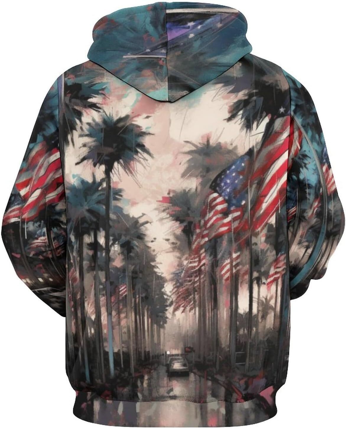 Hoodie for Mens Womens Unisex Novelty Tie Dyed Hoodie Printed Hooded Hippy Art Casual Long Sleeve Sweatshirt Pullover Graphic Comfortable and fashiona