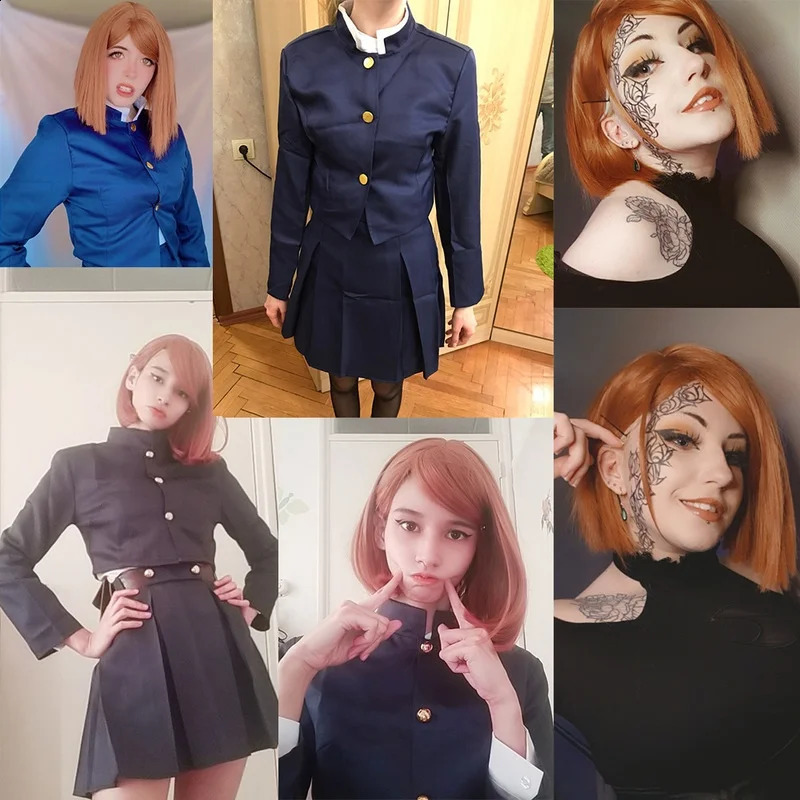 Jujutsu Kaisen cosplay costume Kugisaki Nobara Tatoo girls set 241007