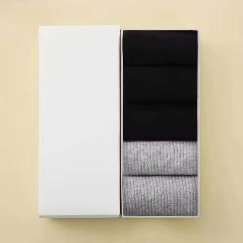 designer sock for men Stockings grip socks motion Cotton All match Solid Color Classic Hook Ankle Breathable black White Basketball football sports so