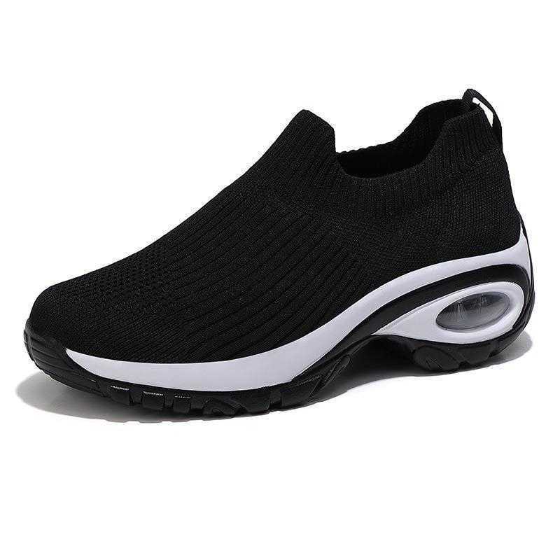 2024 Summer New Womens Fashion Casual Sneakers Wedge Platform Sneakers Womens Breathable Vulcanized Shoes Y241007
