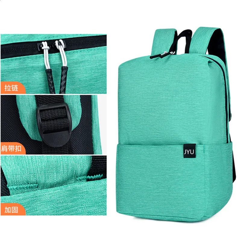 Casual Women Men Waterproof Backpack Portable Travel School Laptop Bags Student Rucksack MultiColor Female Zipper Backpacks y240925