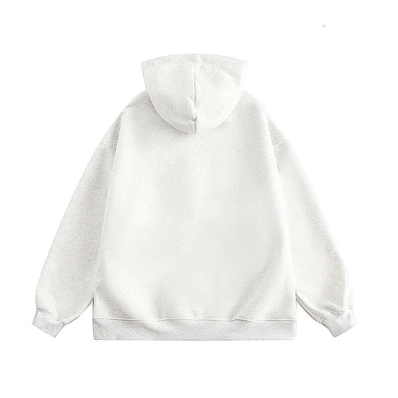 shanshi men hoodies designers Men's hoodie autumn and winter new item large solid color double zipper hooded sweatshirt men's cardigan
