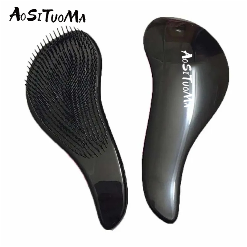 AntiStatic Detangler Hairbrush for Scalp Massage and Travel Perfect Dry Wet Hair Antiknotting Comb y240911
