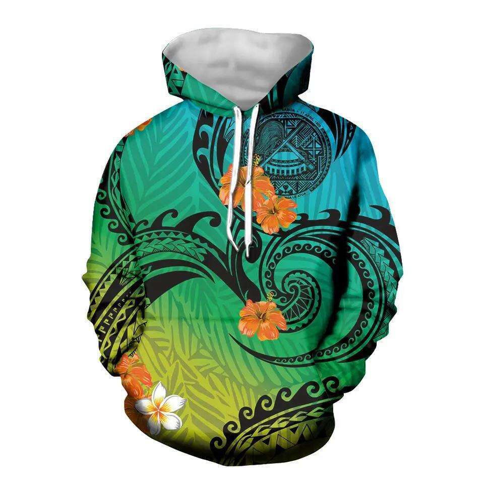 shanshi men hoodies designers 2024 color street 3D printed fashionable men's hoodie with hat outside