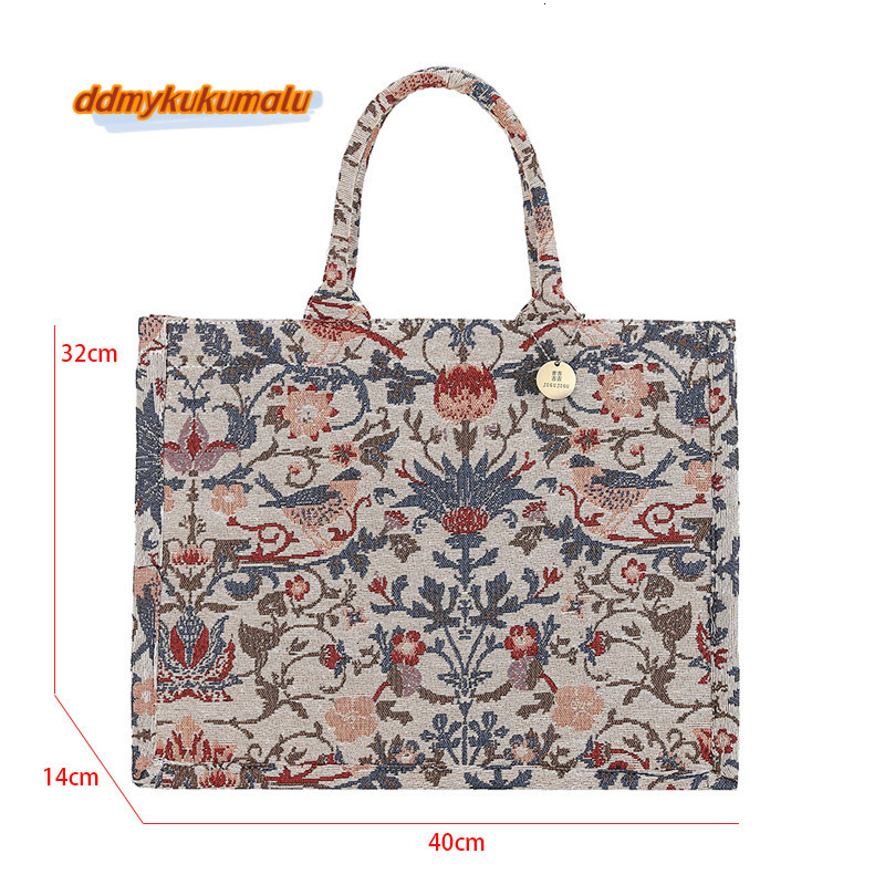 Large Capacity Bag For Women Designer Handbags 2022 Fashion Embroidery Female Shopper Canvas Tote Shoulder Bags H6.21#35.28 ddmykukumalu