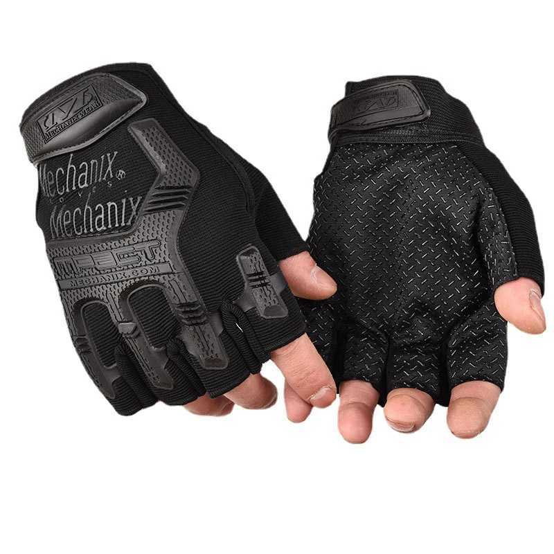 Tactical gloves half finger colored bullets air guns shooting combat anti slip mens bicycles full finger gloves protective equipment CL241008