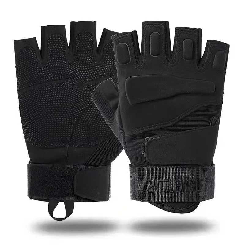 Anti slip tactical gloves Airsoft sports gloves half finger mens combat shooting hunting fitness fingerless gloves CL241008