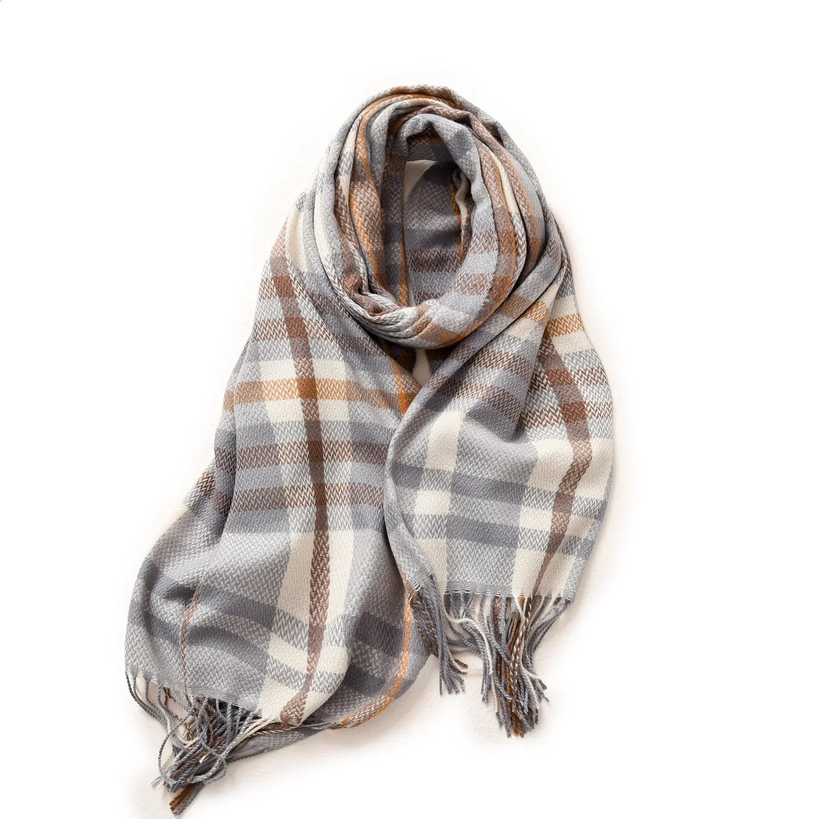 thick scarf Korean sweet cashmere plain shawl for women 241007