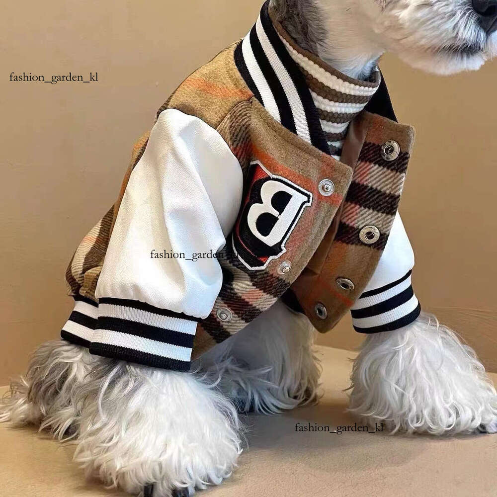 Designer Dog Clothe New Dog Clothes For Autumn And Winter, Douxuenari VIP Teddy, Shiba Inu Cat, Baseball Jacket Dog Clothe 740