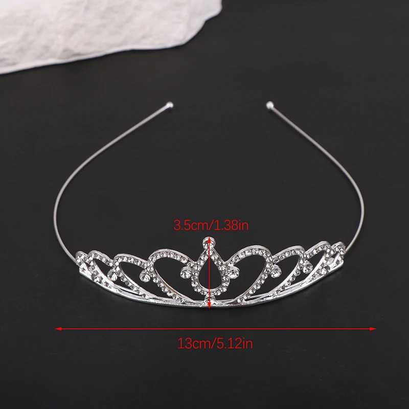 Sweet Princess Tiara Birthday Party Crown Performance Party Decorative Queen Tiaras Beauty Pageant Bride Wedding Hair JewelryX241007