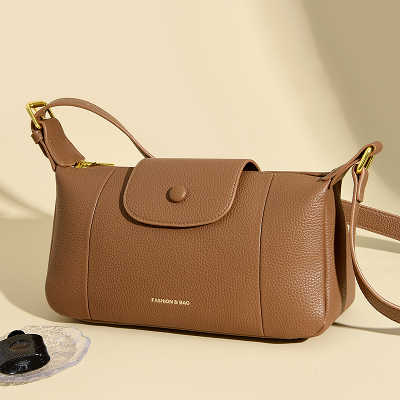 New Fashionable Women Crossbody Bag Wallet High Quality Soft Leather Women's Shoulder Bolsas Solid Color Retro Tote Bags