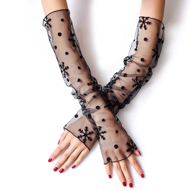 New sexy sleeve sunscreen summer lace ice sleeve anti-ultraviolet driving cycling fashion breathable arm cover