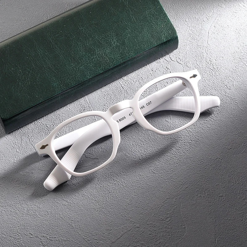 High end Imported Sheet Glasses Frame for Men RetroLarge Face Glasses Frame Myopia Glasses Frame Customizable Myopia Glasses 240925