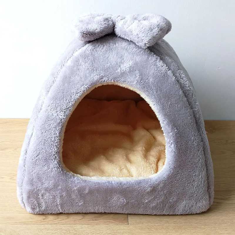 Winter Warmth House Mattress Detachable Dog Basket Soft and Comfortable Kitten Sleeping Pet Nest Cat Products X241007