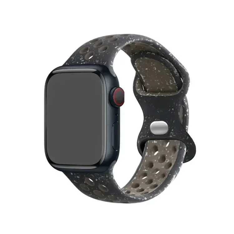 Apple Watch Band 49mm 44mm 45mm 42mm 41mm 38mm 40mm Correa Silicone Sports Bracelet IWatch 8 SE 7 6 5 Ultra 49mm W241007