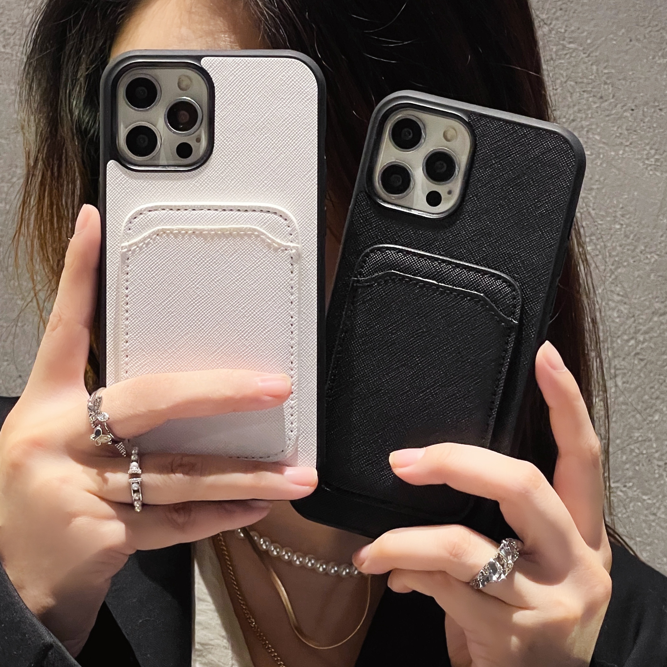 Phone Case Designer iPhone Case for Apple iPhone 15 14 Pro Max 14 Plus 13 12 11 Monogram Mobile Cover iphone cover for iPhone 16 Pro Max Card Pocke dh