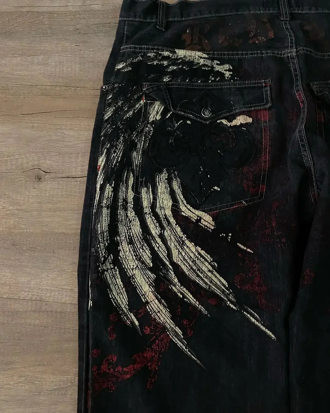 Streetwear Y2K Jeans Harajuku Hip Hop Retro oversize Graphic Printing Baggy Jeans Denim Pants Men Women Goth Wide Trousers 241007