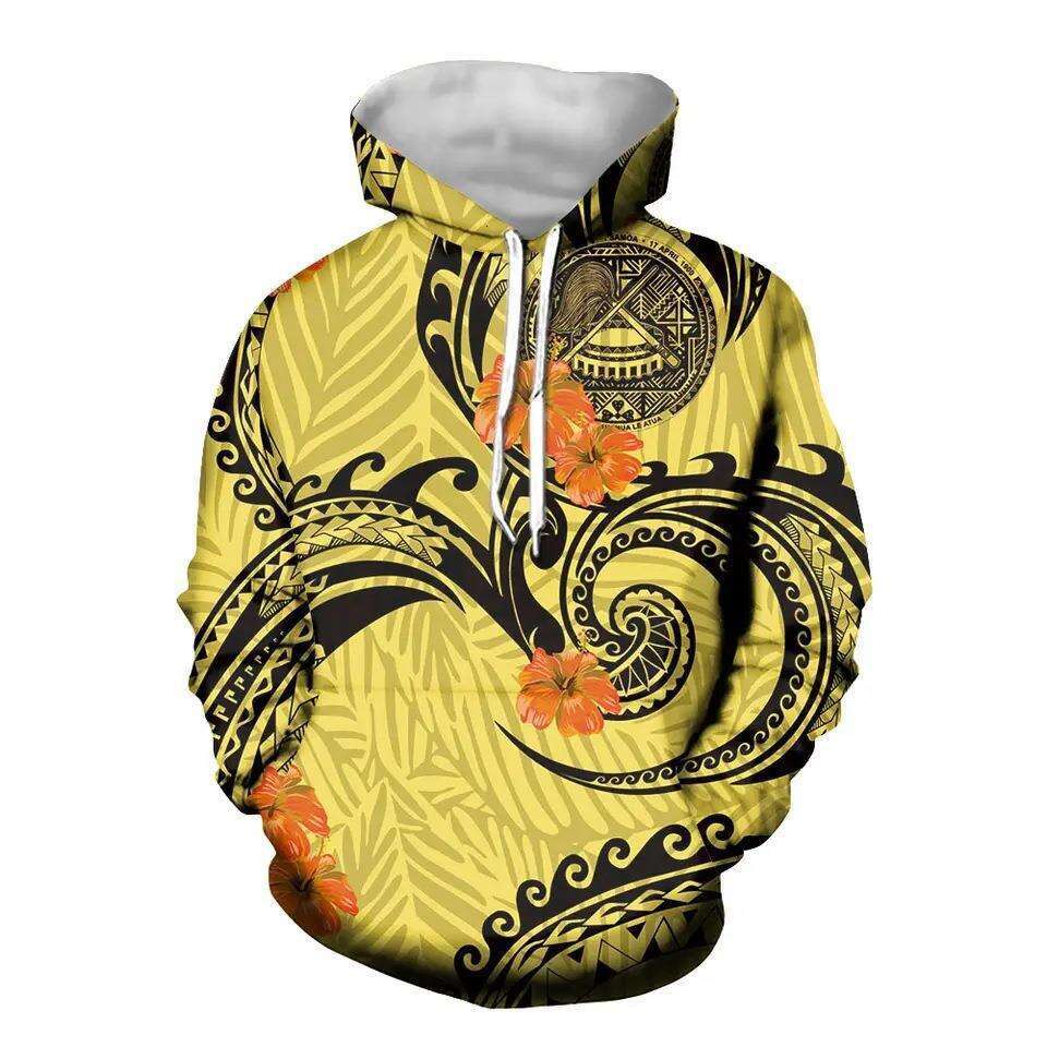 shanshi men hoodies designers 2024 color street 3D printed fashionable men's hoodie with hat outside