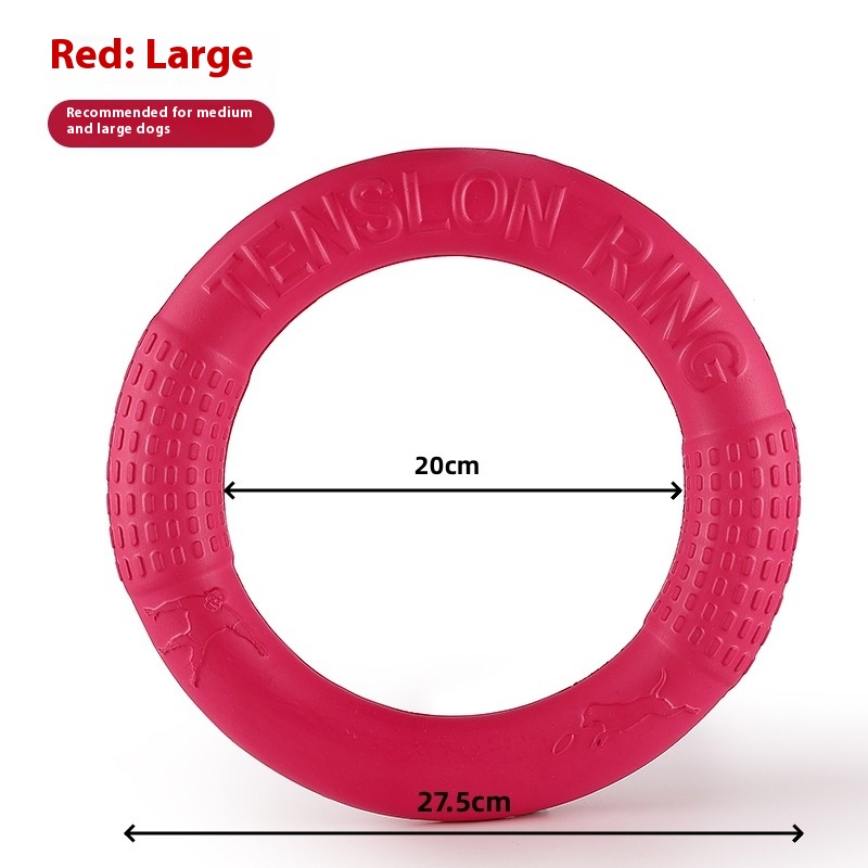 Toys Big EVA Interactive Training Puller Resistant Dogs Pet Flying Discs Bite Ring Toy for Small Big Dog