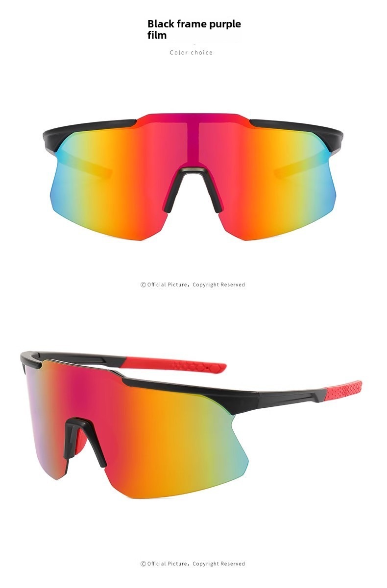 Reflective Personalized Outdoor Cycling Sunglasses for Road Sports Night Riding
