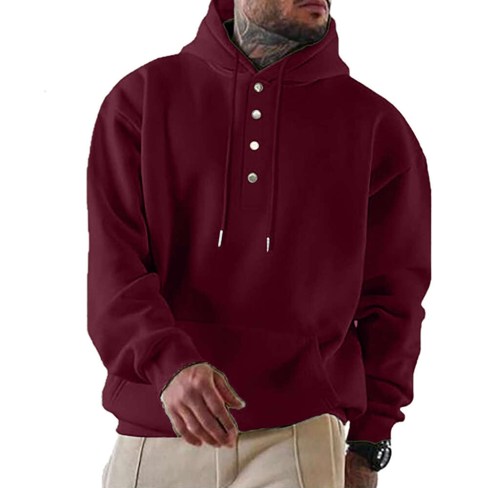 shanshi men hoodies designers Autumn/Winter Men's 2024 Long sleeved Coat Loose Casual Hooded Sweater